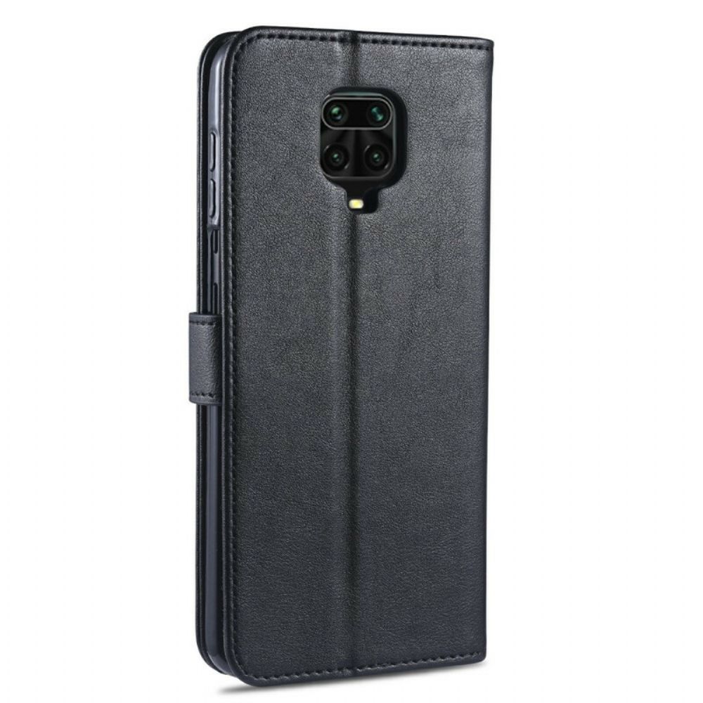 Flip Case Für Xiaomi Redmi Note 9S / Note 9 Pro Azns Kunstleder