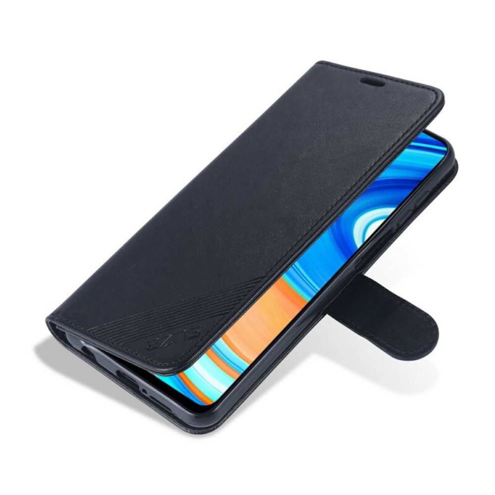 Flip Case Für Xiaomi Redmi Note 9S / Note 9 Pro Azns Kunstleder