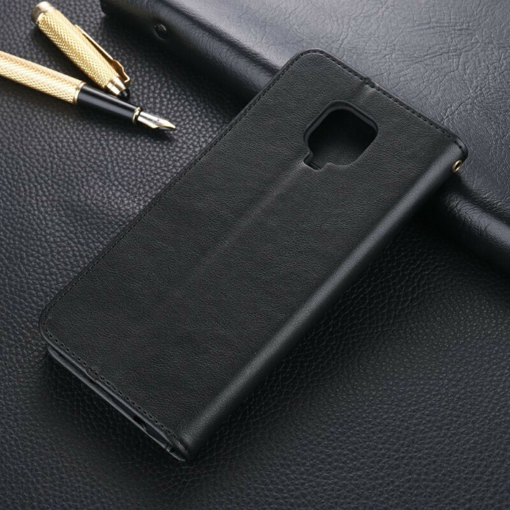 Flip Case Für Xiaomi Redmi Note 9S / Note 9 Pro Azns Kunstleder