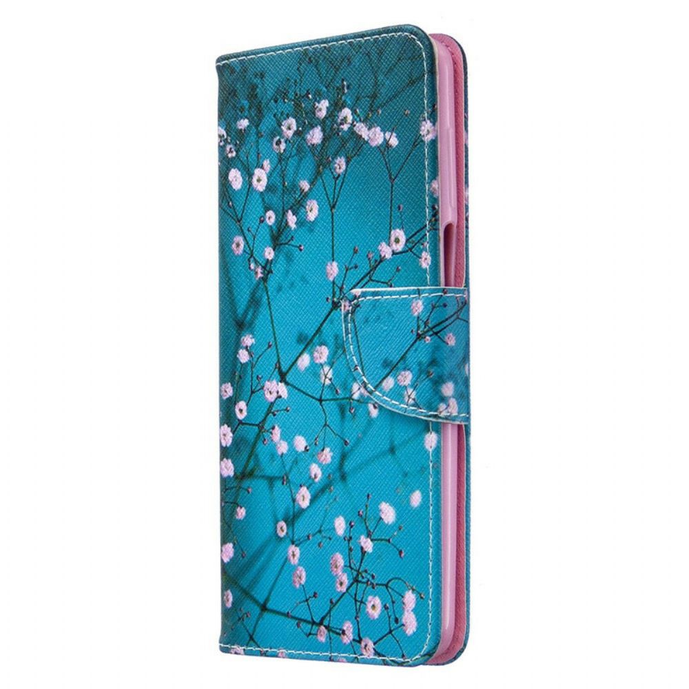 Flip Case Für Xiaomi Redmi Note 9S / Note 9 Pro Blühender Baum
