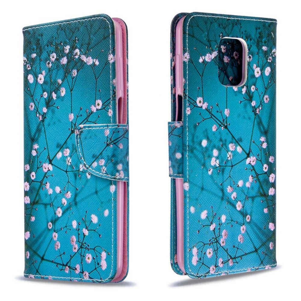 Flip Case Für Xiaomi Redmi Note 9S / Note 9 Pro Blühender Baum