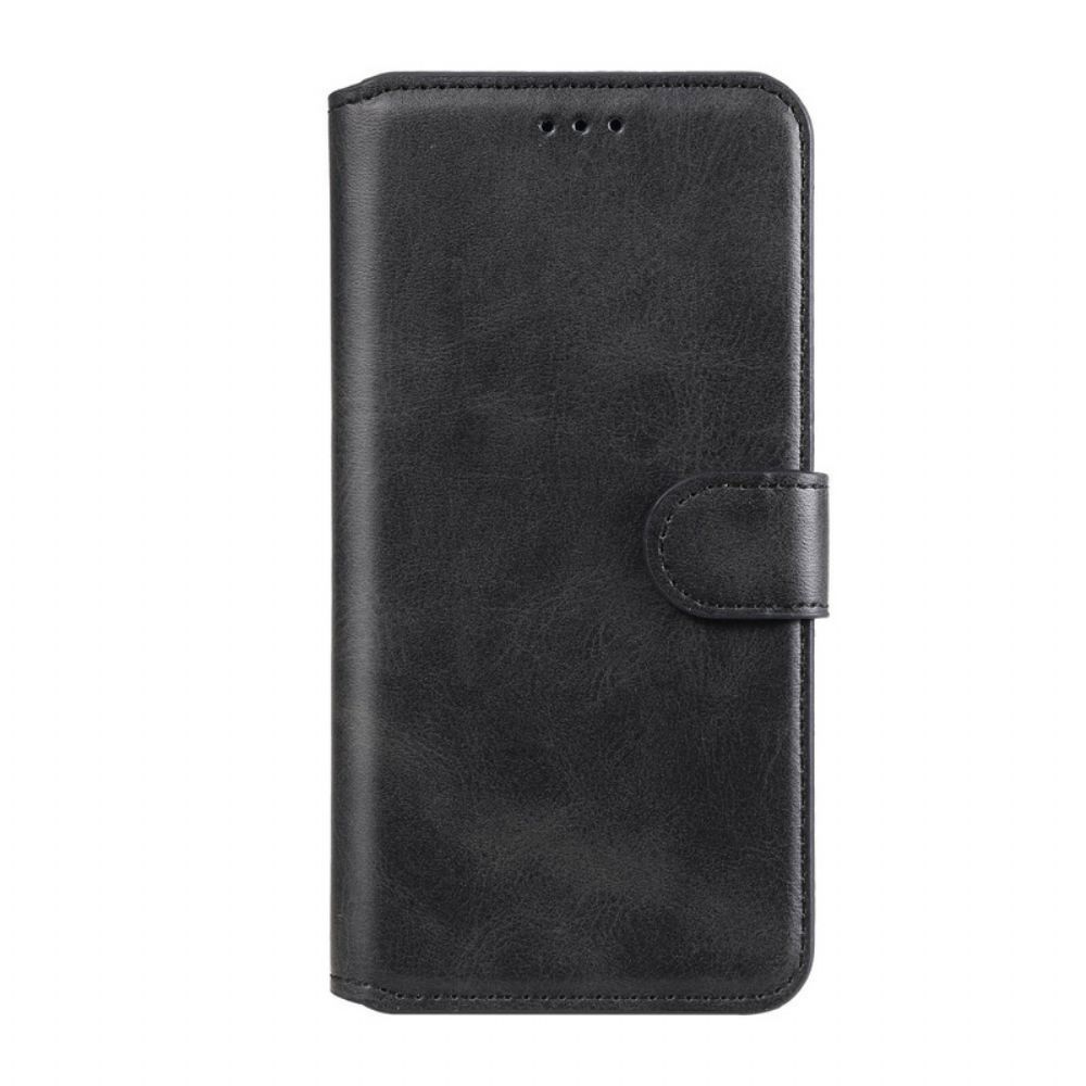 Flip Case Für Xiaomi Redmi Note 9S / Note 9 Pro Klassischer Lederstil
