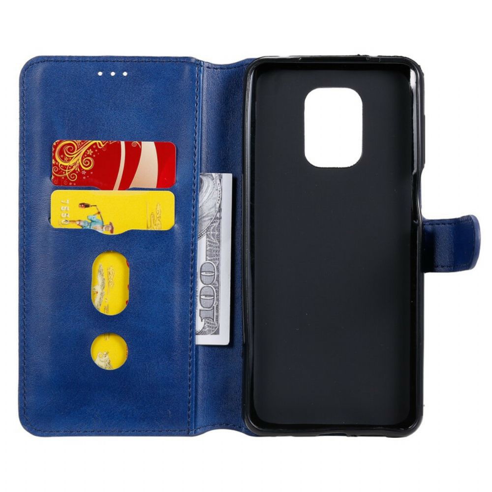 Flip Case Für Xiaomi Redmi Note 9S / Note 9 Pro Klassischer Lederstil