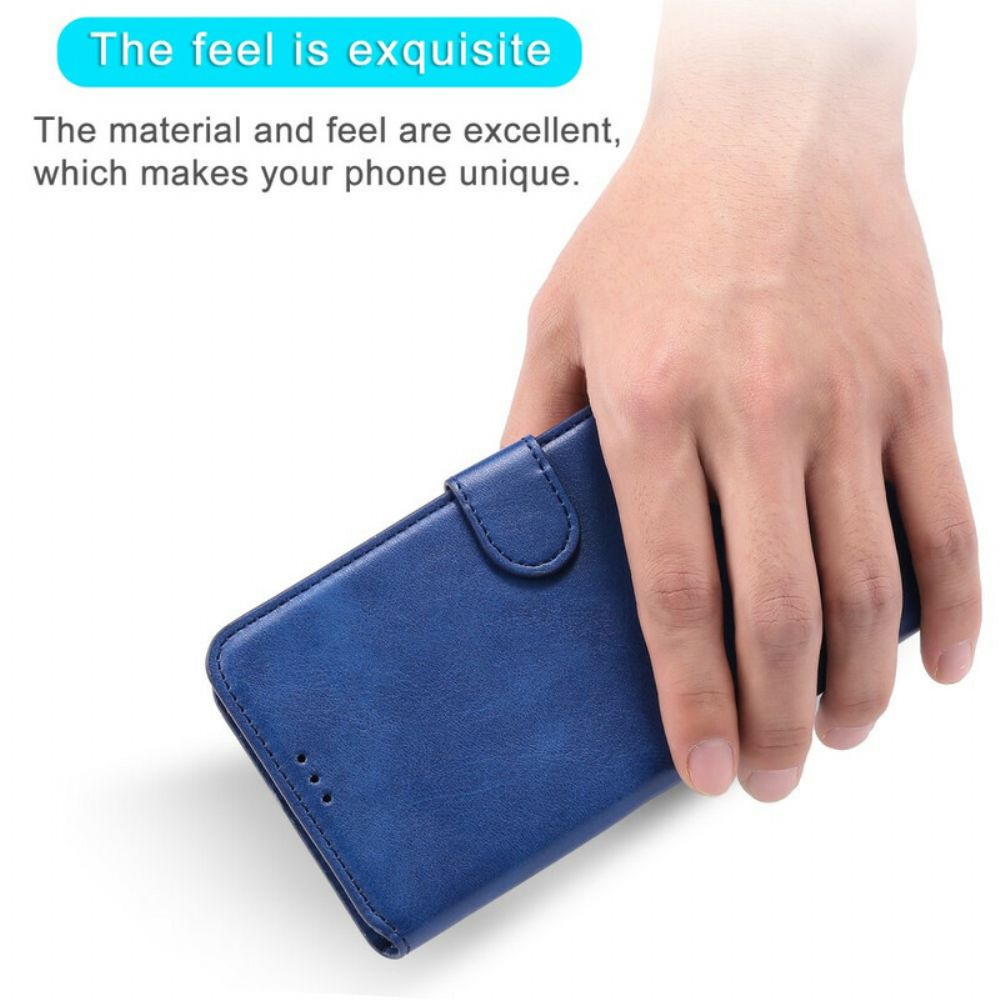 Flip Case Für Xiaomi Redmi Note 9S / Note 9 Pro Klassischer Lederstil