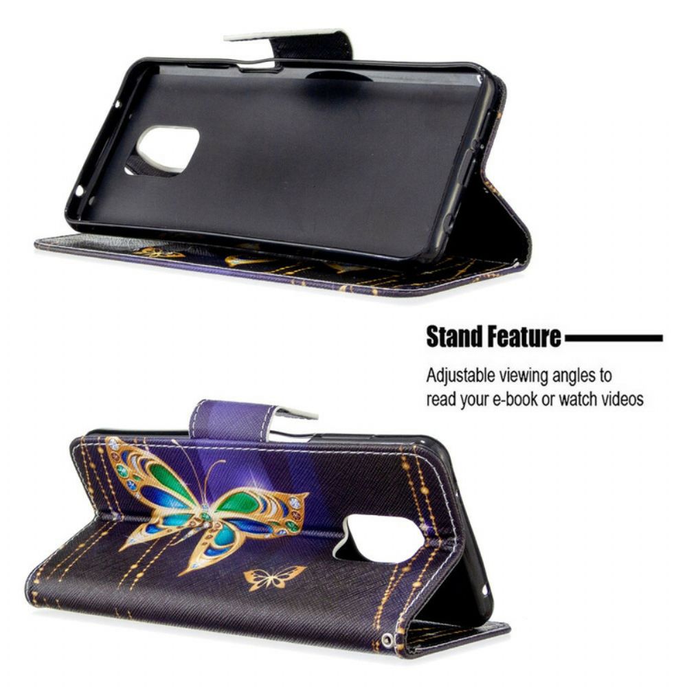 Flip Case Für Xiaomi Redmi Note 9S / Note 9 Pro Unglaubliche Schmetterlinge