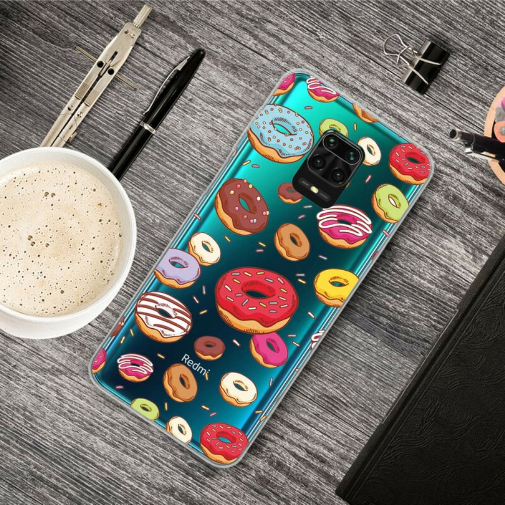 Handyhülle Für Xiaomi Redmi Note 9S / Note 9 Pro Liebe Donuts