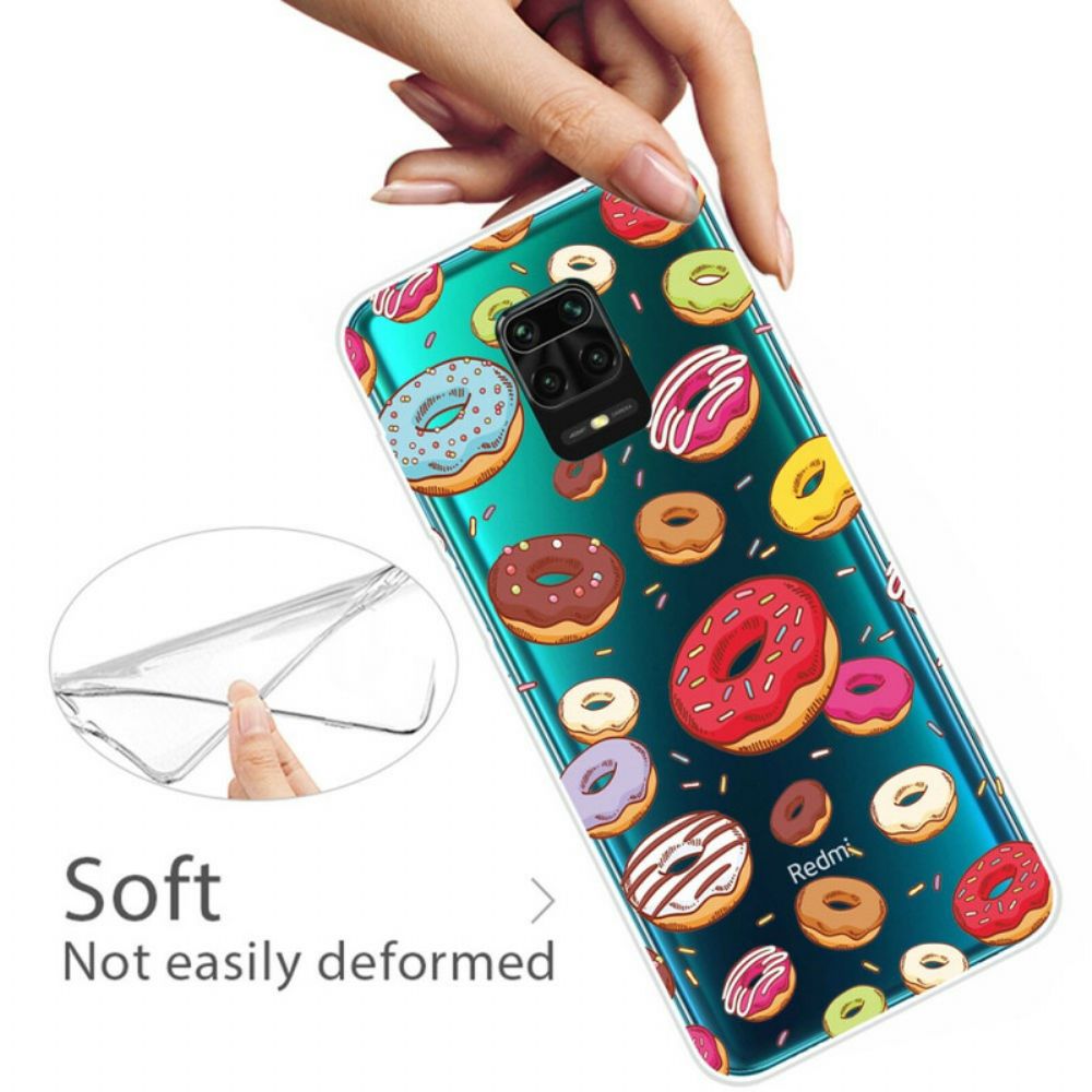 Handyhülle Für Xiaomi Redmi Note 9S / Note 9 Pro Liebe Donuts