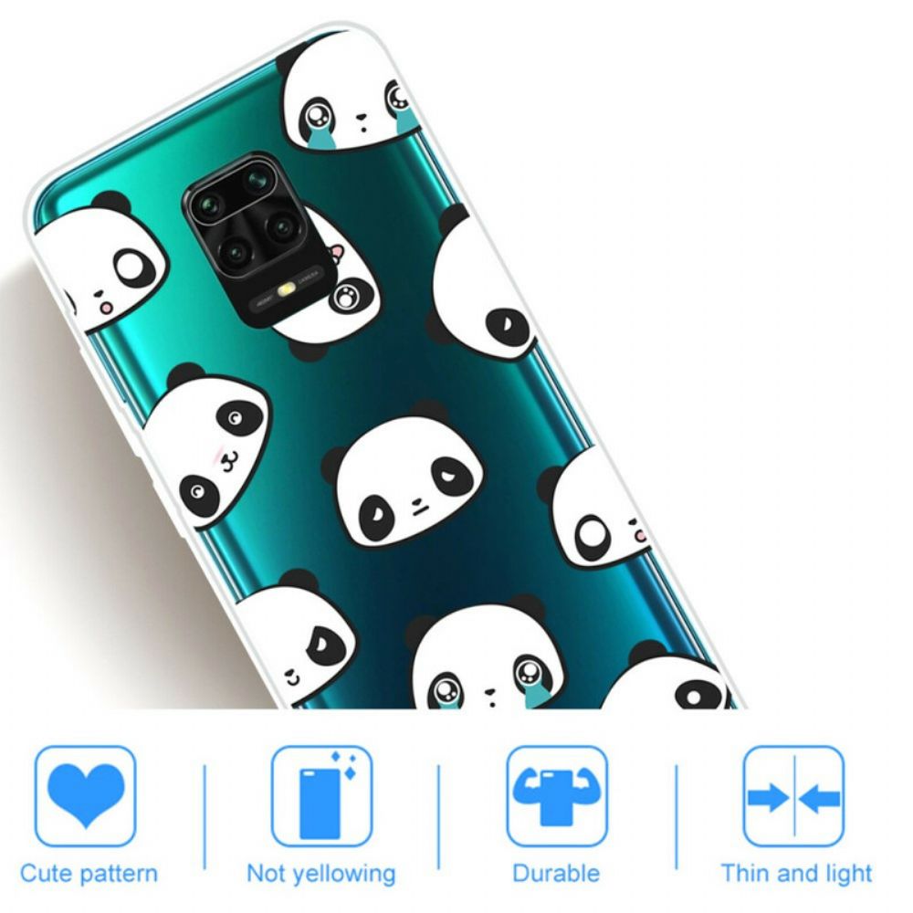 Hülle Für Xiaomi Redmi Note 9S / Note 9 Pro Sentimentale Pandas