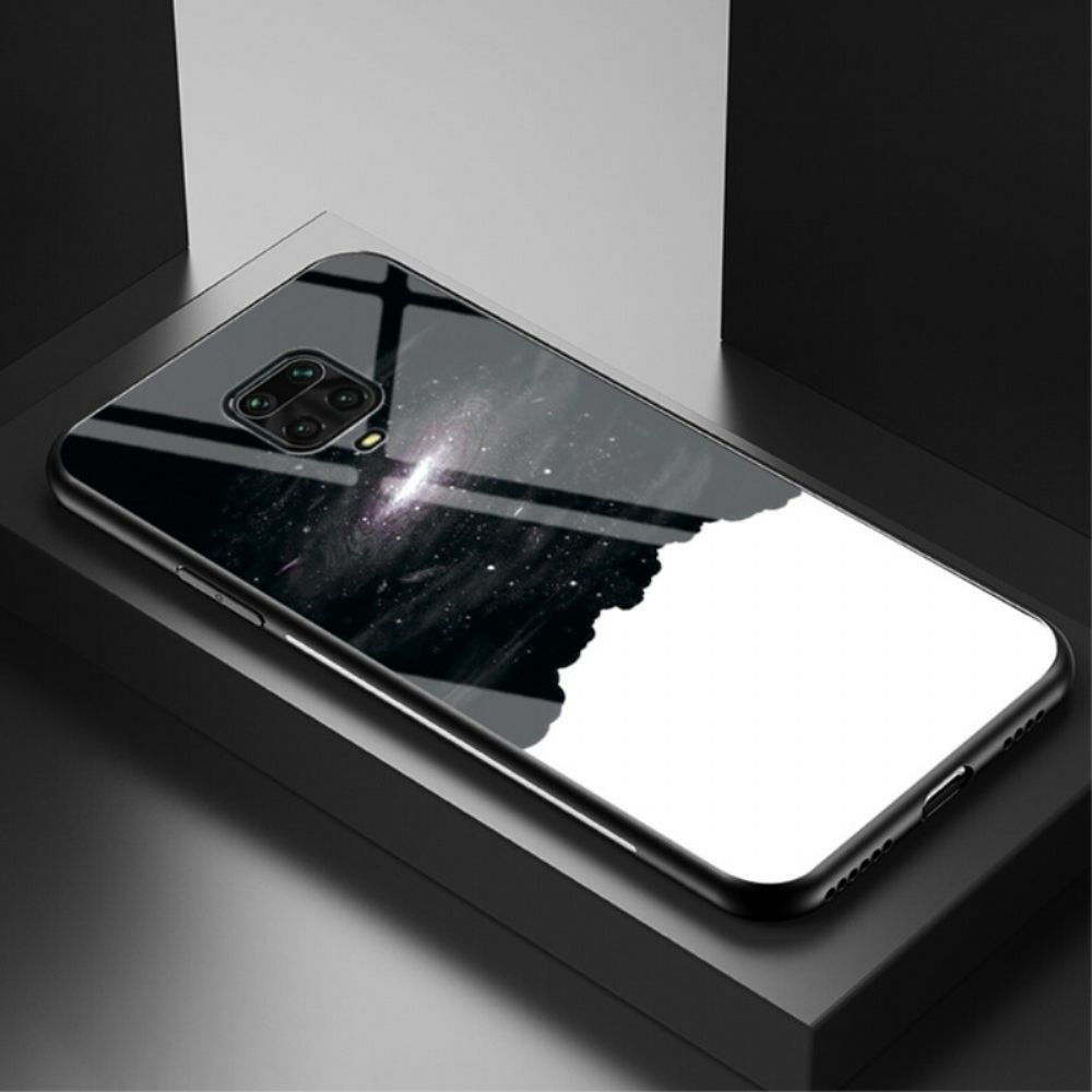 Hülle Für Xiaomi Redmi Note 9S / Note 9 Pro Sternenhimmel Aus Gehärtetem Glas