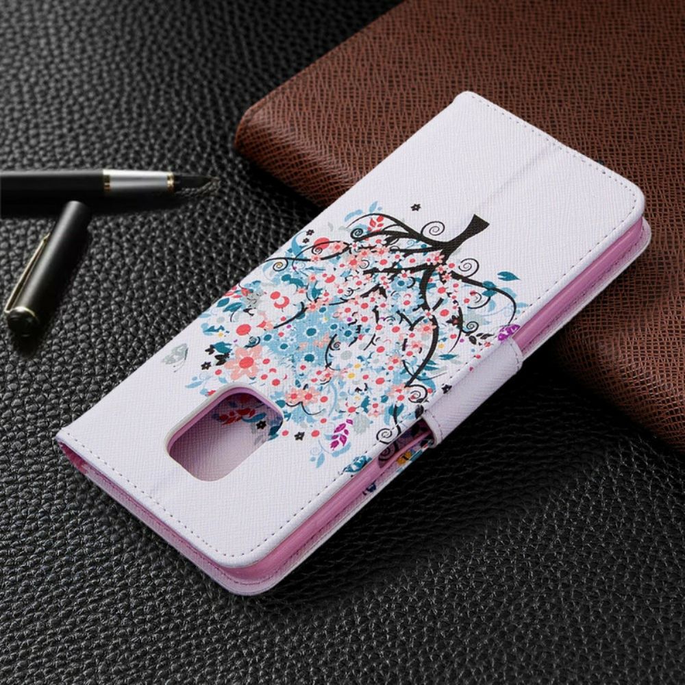 Lederhüllen Für Xiaomi Redmi Note 9S / Note 9 Pro Blumiger Baum