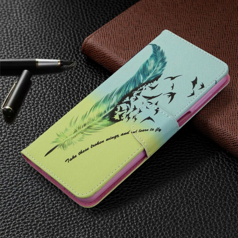 Lederhüllen Für Xiaomi Redmi Note 9S / Note 9 Pro Fliegen Lernen