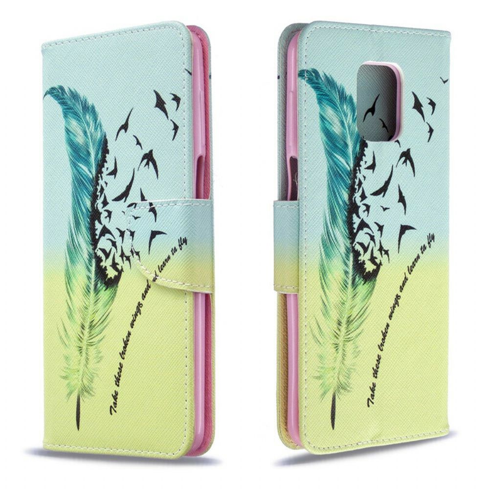 Lederhüllen Für Xiaomi Redmi Note 9S / Note 9 Pro Fliegen Lernen