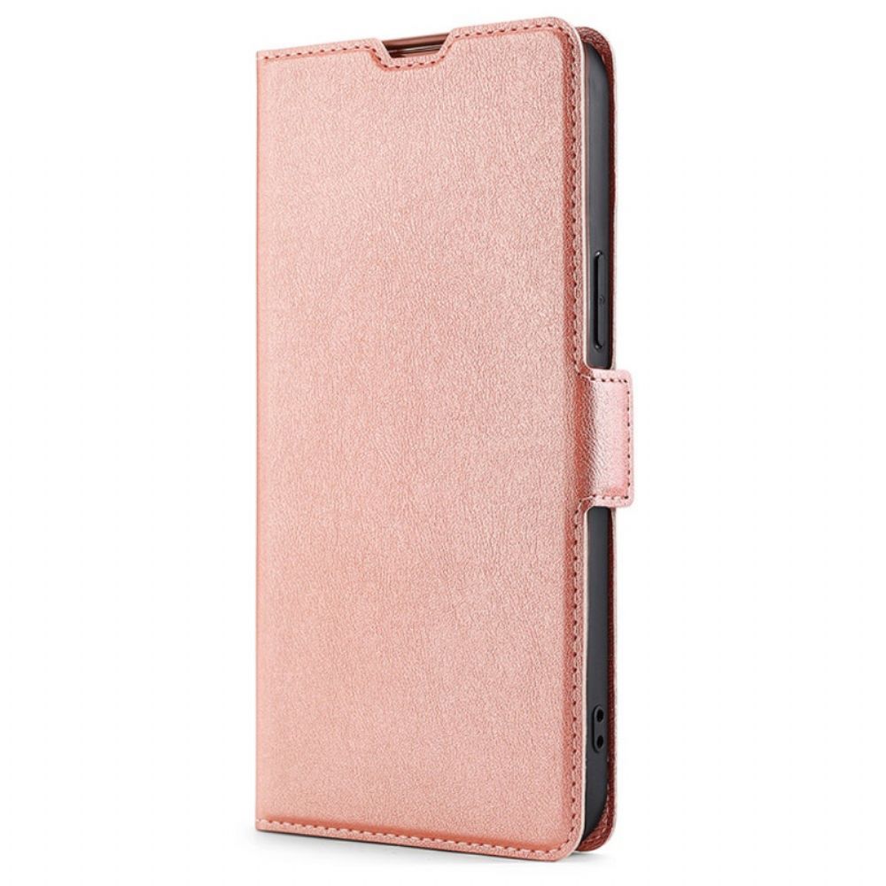 Flip Case Für Poco M4 Pro 5G Fineness-leder-stil