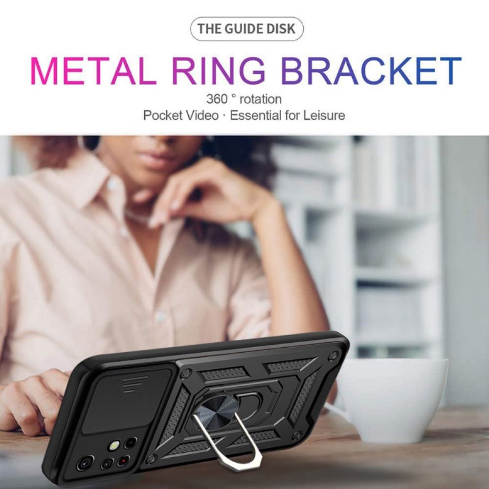 Handyhülle Für Poco M4 Pro 5G Halter Und Objektivdeckel