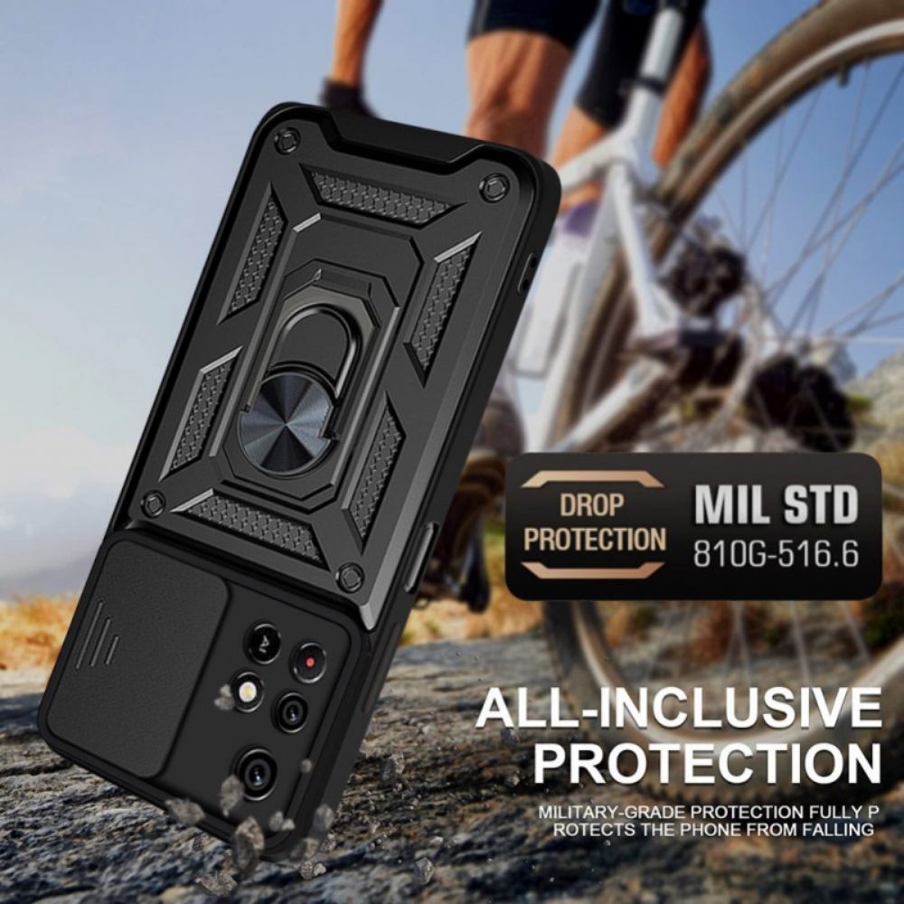 Handyhülle Für Poco M4 Pro 5G Halter Und Objektivdeckel