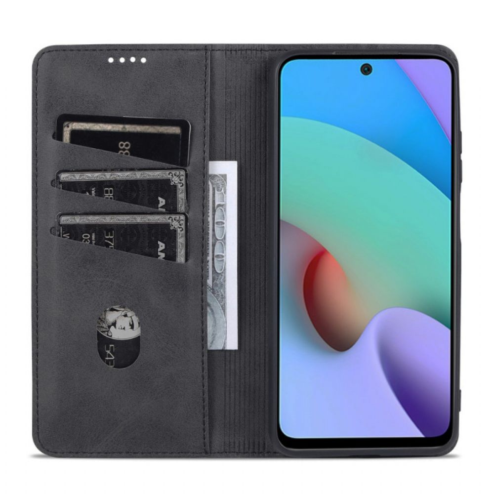 Schutzhülle Für Poco M4 Pro 5G Flip Case Azns-lederstil