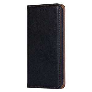 Schutzhülle Für Poco M4 Pro 5G Flip Case Leder Im Vintage-stil
