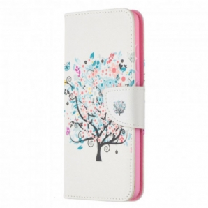 Flip Case Für Samsung Galaxy A52 4G / A52 5G / A52s 5G Blumiger Baum