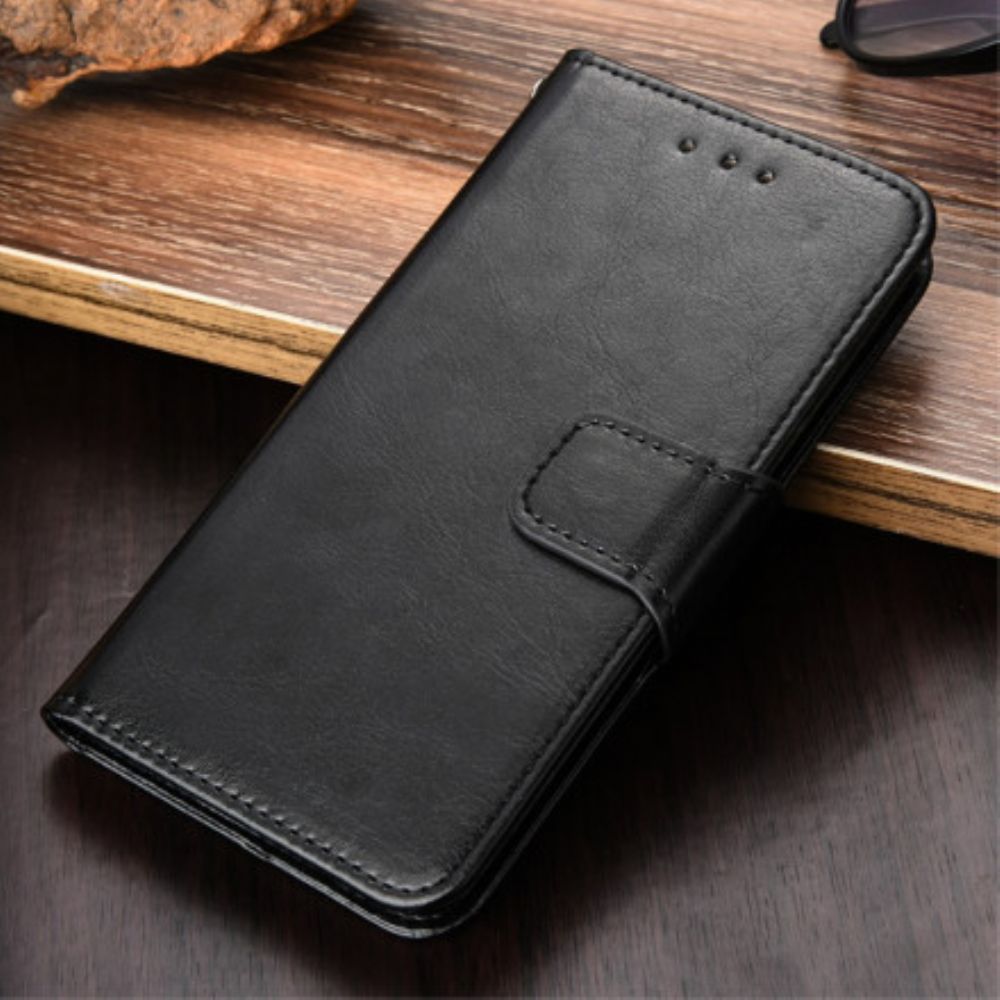 Flip Case Für Samsung Galaxy A52 4G / A52 5G / A52s 5G Glänzendes Kunstleder