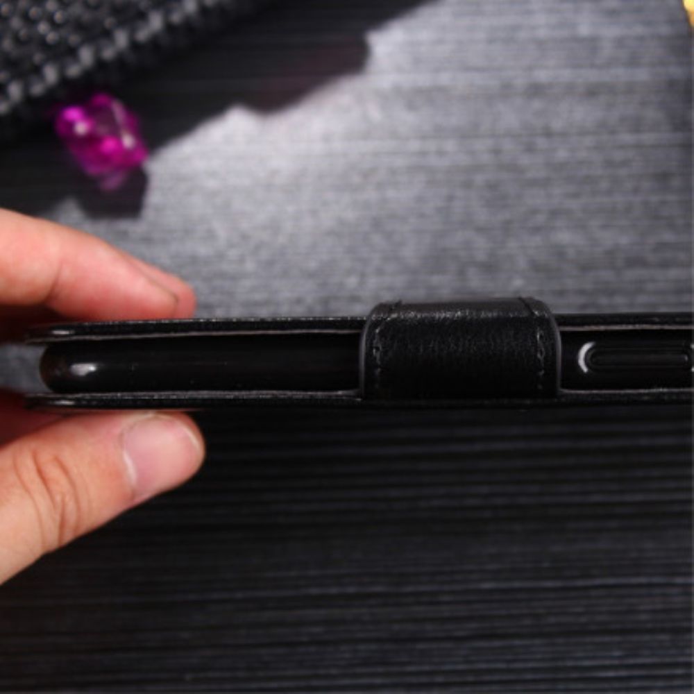 Flip Case Für Samsung Galaxy A52 4G / A52 5G / A52s 5G Glänzendes Kunstleder