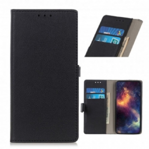 Flip Case Für Samsung Galaxy A52 4G / A52 5G / A52s 5G Kunstleder Grundfarbe