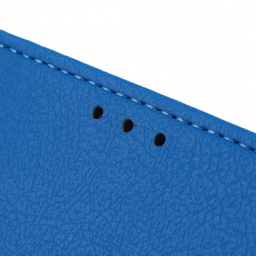 Flip Case Für Samsung Galaxy A52 4G / A52 5G / A52s 5G Kunstleder Grundfarbe