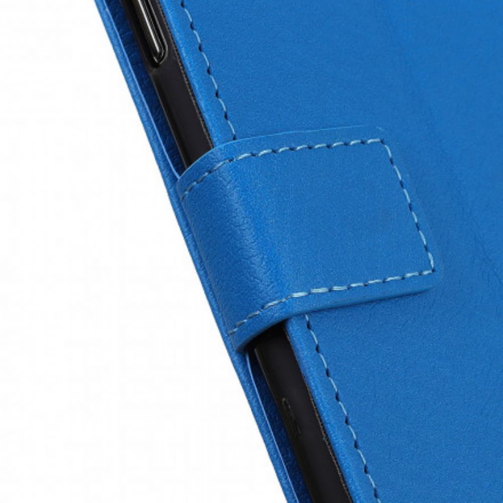 Flip Case Für Samsung Galaxy A52 4G / A52 5G / A52s 5G Kunstleder Grundfarbe