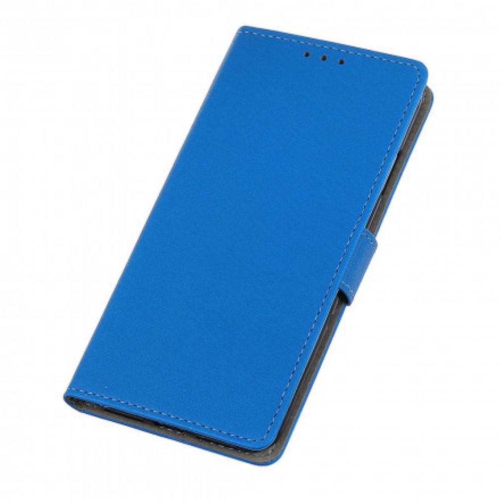 Flip Case Für Samsung Galaxy A52 4G / A52 5G / A52s 5G Kunstleder Grundfarbe