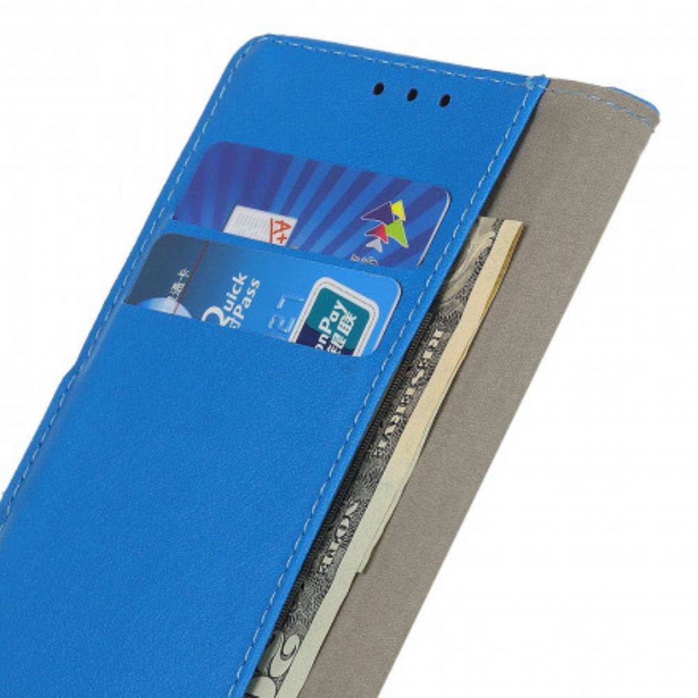 Flip Case Für Samsung Galaxy A52 4G / A52 5G / A52s 5G Kunstleder Grundfarbe