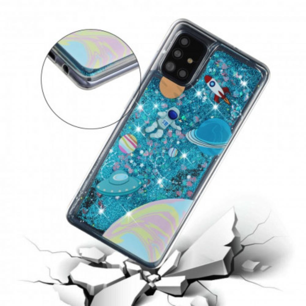 Handyhülle Für Samsung Galaxy A52 4G / A52 5G / A52s 5G Glitzerplatz
