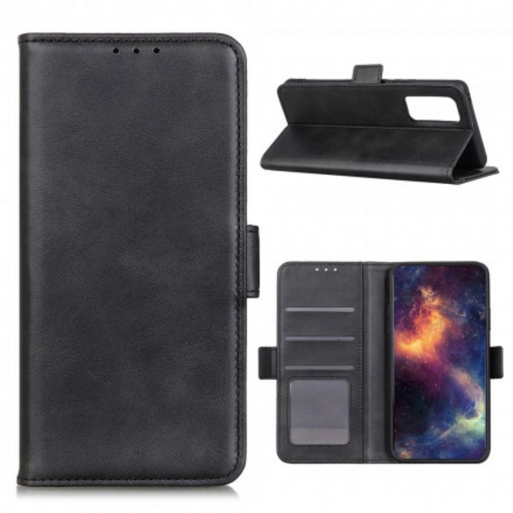 Lederhüllen Für Samsung Galaxy A52 4G / A52 5G / A52s 5G Flip Case Doppelklappe