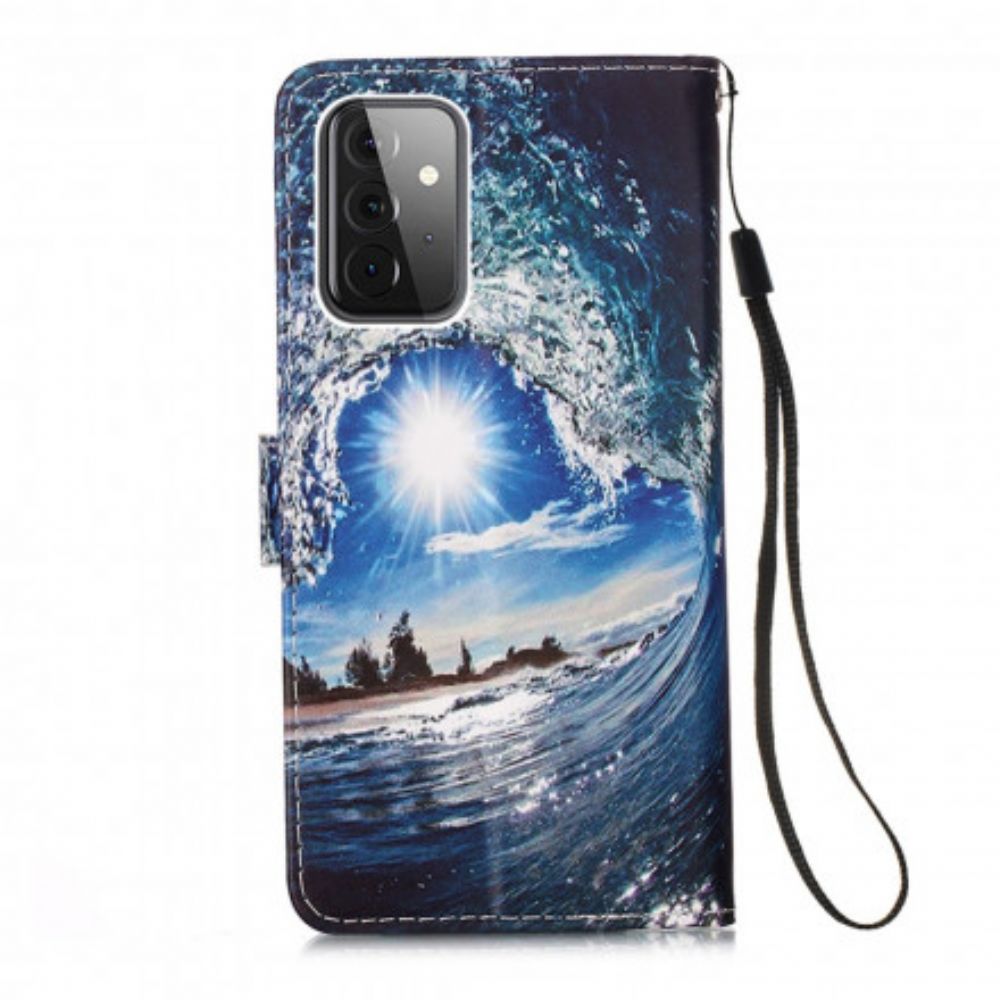 Lederhüllen Für Samsung Galaxy A52 4G / A52 5G / A52s 5G Kiff Die Welle