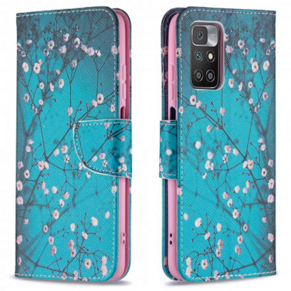 Flip Case Für Xiaomi Redmi 10 Blühender Baum