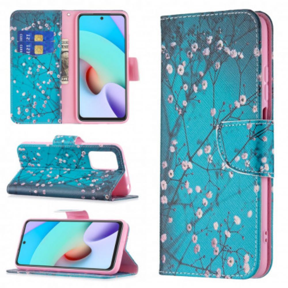 Flip Case Für Xiaomi Redmi 10 Blühender Baum