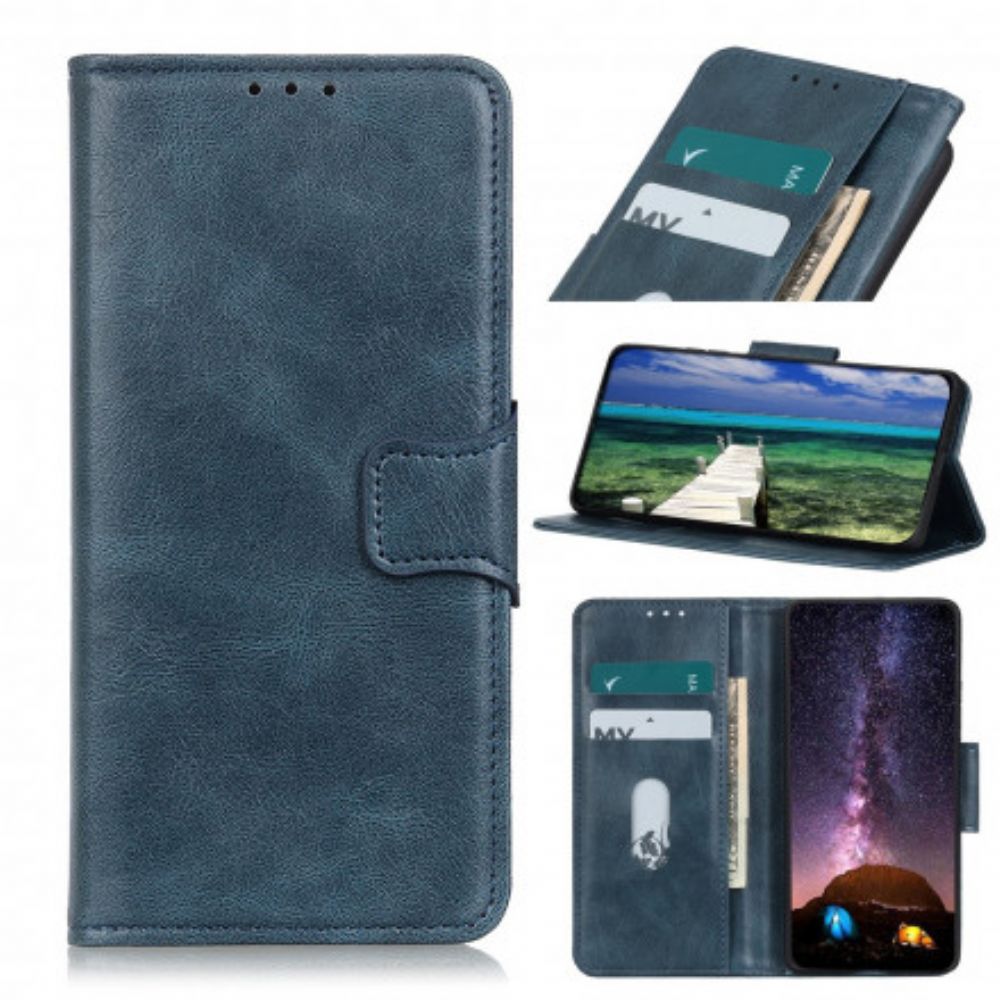 Flip Case Für Xiaomi Redmi 10 Wendeverschluss Lederoptik