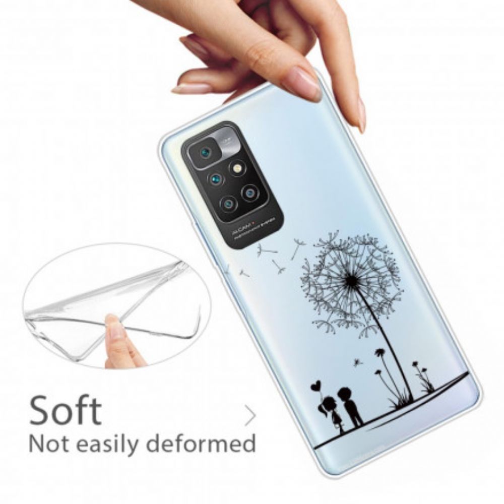 Handyhülle Für Xiaomi Redmi 10 Löwenzahn-liebe