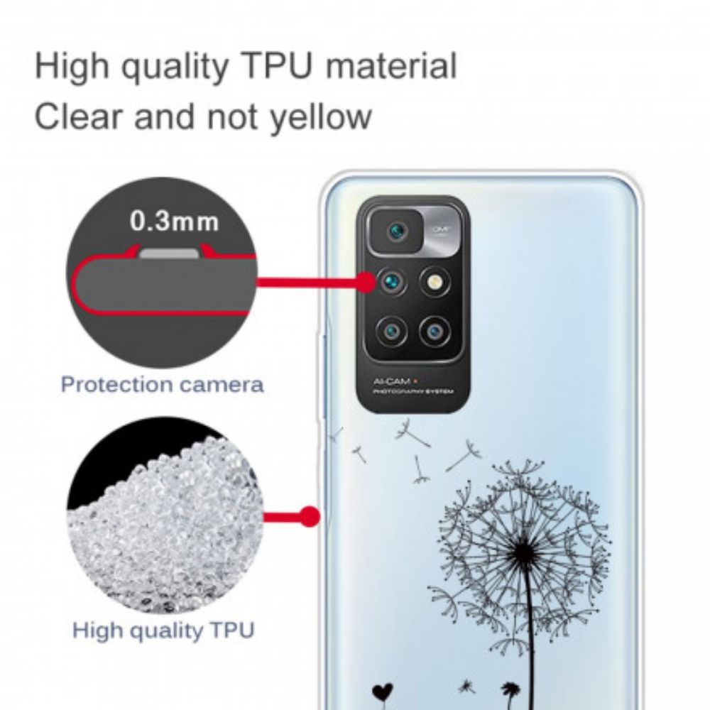 Handyhülle Für Xiaomi Redmi 10 Löwenzahn-liebe