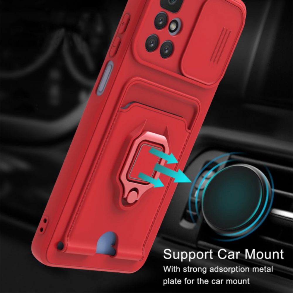 Hülle Für Xiaomi Redmi 10 Multifunktional Magnetisch
