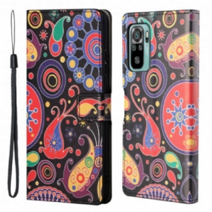 Lederhüllen Für Xiaomi Redmi 10 Galaxy-design