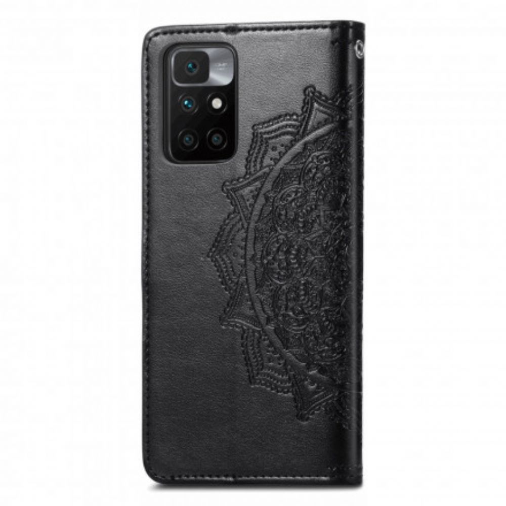 Lederhüllen Für Xiaomi Redmi 10 Mandala Aus Dem Mittelalter