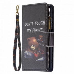 Lederhüllen Für Xiaomi Redmi 10 Tasche Mit Reißverschluss