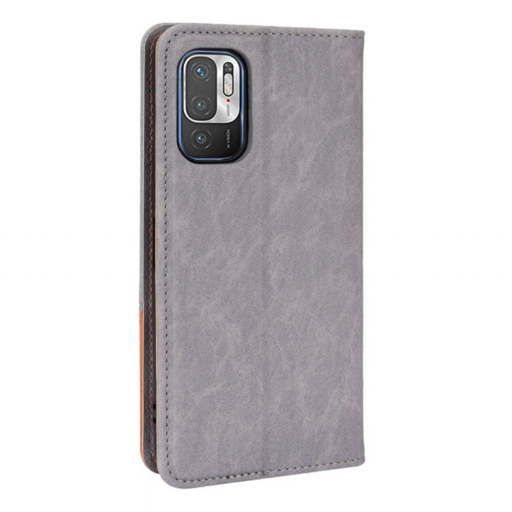 Schutzhülle Für Xiaomi Redmi 10 Flip Case Farbiges Dreieck