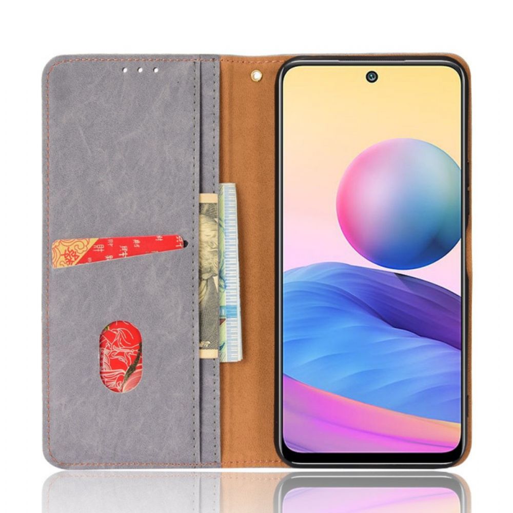 Schutzhülle Für Xiaomi Redmi 10 Flip Case Farbiges Dreieck