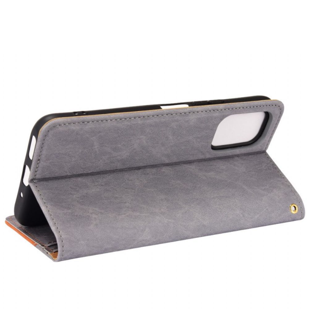 Schutzhülle Für Xiaomi Redmi 10 Flip Case Farbiges Dreieck