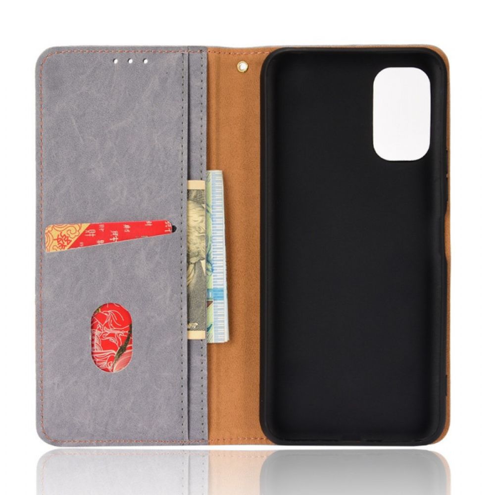 Schutzhülle Für Xiaomi Redmi 10 Flip Case Farbiges Dreieck
