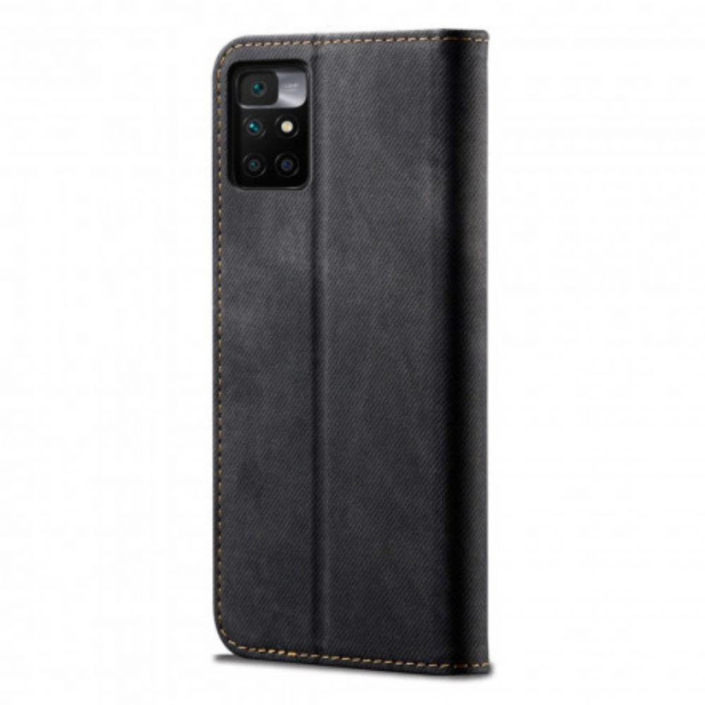 Schutzhülle Für Xiaomi Redmi 10 Flip Case Jeansstoff