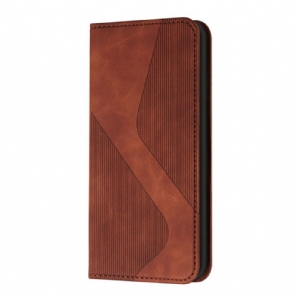 Schutzhülle Für Xiaomi Redmi 10 Flip Case Lederoptik Im S-design