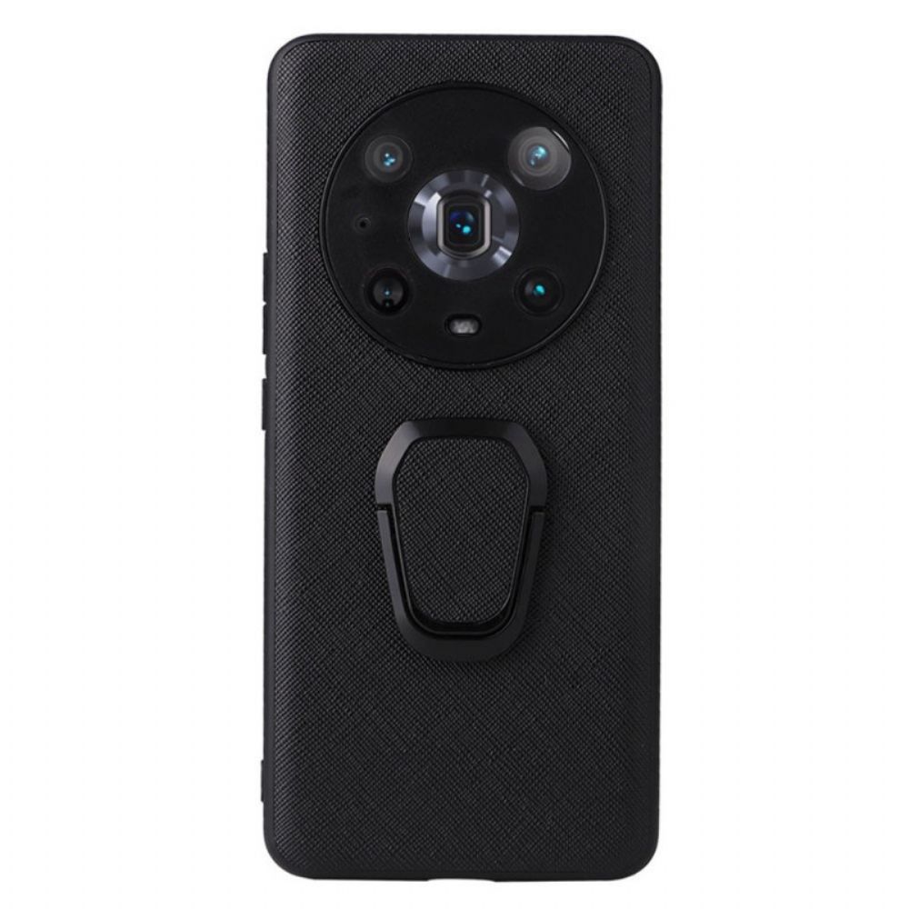 Hülle Für Honor Magic 4 Pro Texturiert Mit Ring-support