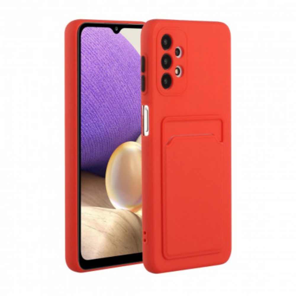 Handyhülle Für Samsung Galaxy A32 4G Kartenhalter Aus Silikon