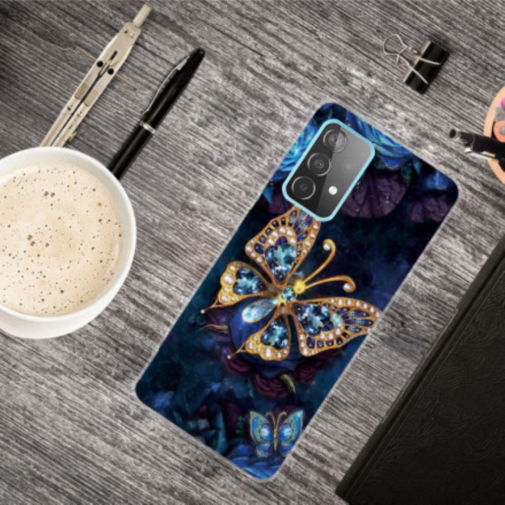 Handyhülle Für Samsung Galaxy A32 4G Luxus-schmetterling